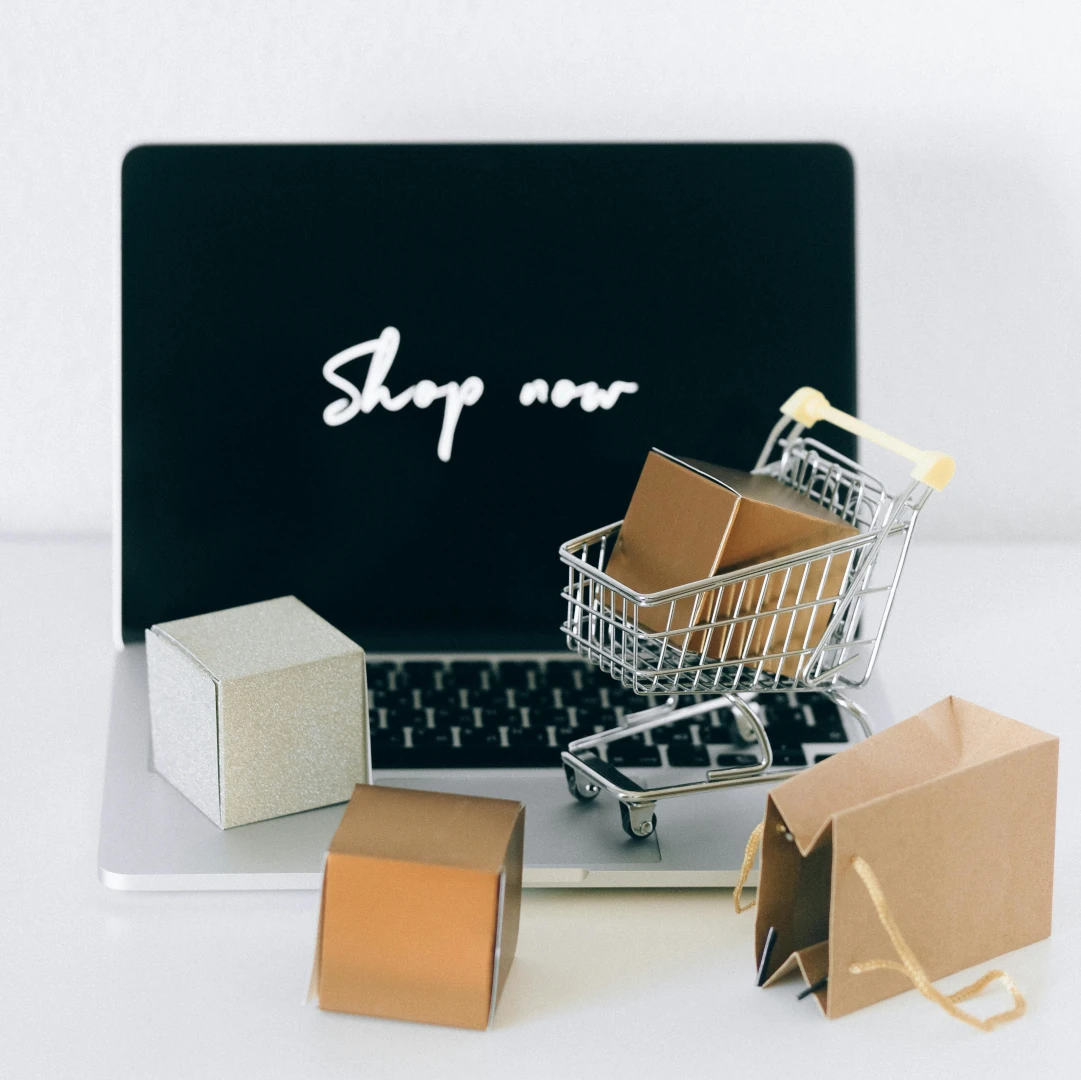 shopify screen on a laptop 3d model next level developments